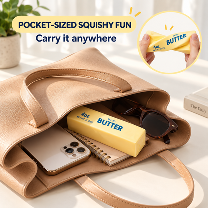 Adeloft Butter Bar Slow Rising Squishy Stress Relief Sensory Toy
