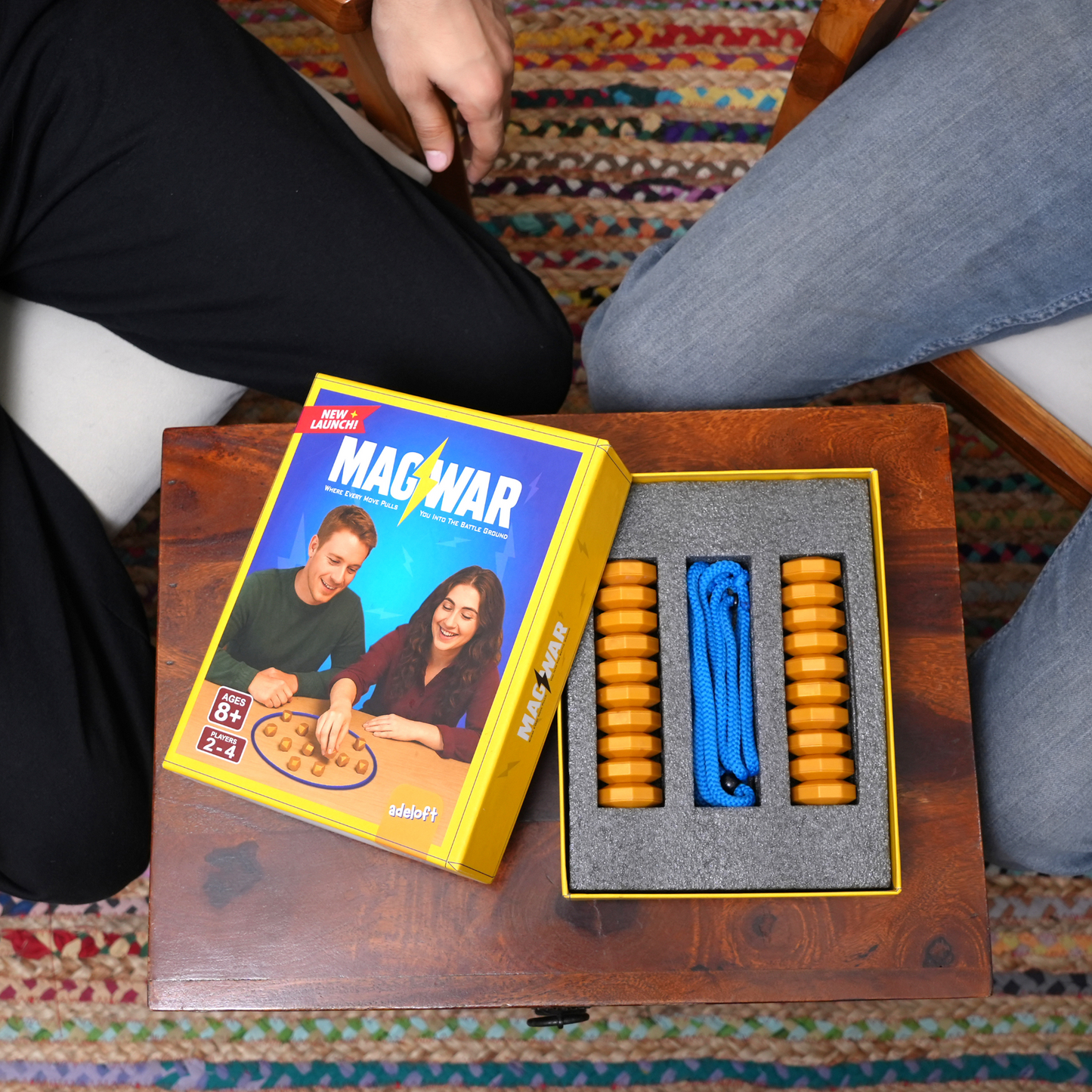 MAGWAR (New Version) Magnetic Chess Board Game for Kids and Adults