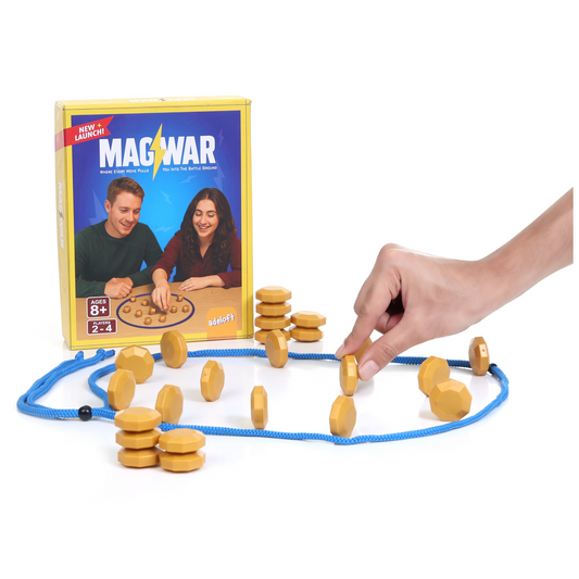 MAGWAR (New Version) Magnetic Chess Board Game for Kids and Adults